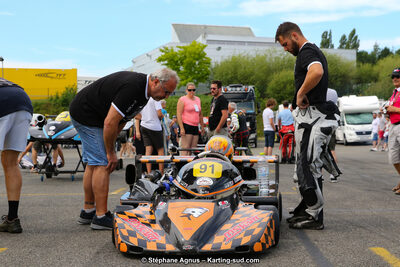 Johann LAMALLE — 23/06/2019 : 2ème manche du Championnat de France Superkart et Grand Prix Camion à Nogaro (Photos Stéphane Agnus) 2019 — karting