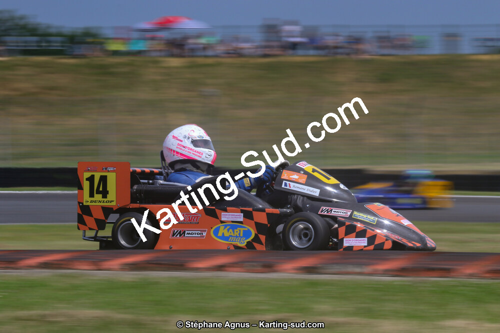 Romane DIDIER — 23/06/2019 : 2ème manche du Championnat de France Superkart et Grand Prix Camion à Nogaro (Photos Stéphane Agnus) 2019 — karting