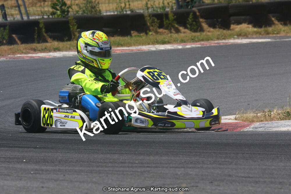 Quentin PAGES — 30/06/2019 : Challenge Jean-Claude Sanchez à Belmont sur Rance (Photos Stéphane Agnus) 2019 — karting