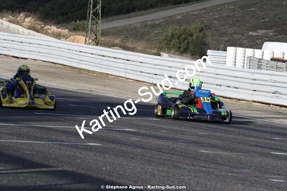 02 & 03/11/2019 : 3ème manche du Championnat de France KZ Long Circuit et Trophée TTI Carbone à Lédenon (Photos Stéphane Agnus) 2019 — karting
