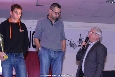 Garry FORTIER, Henri-Jean CHASTANET, Serge TERRASSE — 08/12/2019 : Remise des Prix du Championnat du Sud et des Championnats de Ligues Occitanie Pyrénées et Occitanie Méditerranée (Photos Stéphane Agnus) 2019 — karting