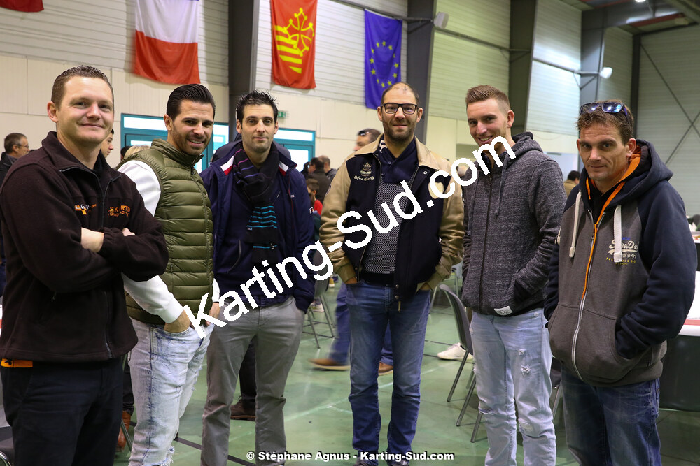 Frédéric FARNIERE, Garry FORTIER, Nicolas LAVERGNE et 2 autres — 08/12/2019 : Remise des Prix du Championnat du Sud et des Championnats de Ligues Occitanie Pyrénées et Occitanie Méditerranée (Photos Stéphane Agnus) 2019 — karting