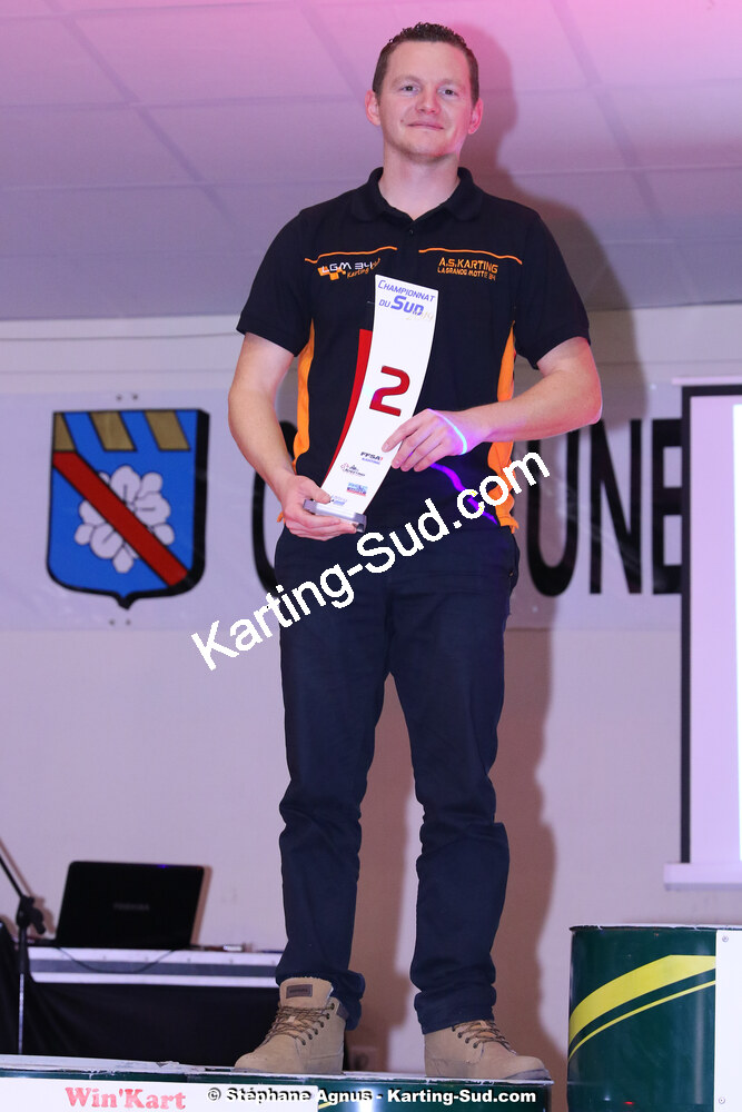 Thomas SUZANNE — 08/12/2019 : Remise des Prix du Championnat du Sud et des Championnats de Ligues Occitanie Pyrénées et Occitanie Méditerranée (Photos Stéphane Agnus) 2019 — karting