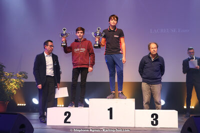 Andy ESTRE, Enzo LACREUSE, Jean VEYRIES et 1 autre — 12/01/2020 : Remise des Prix 2019 du Comité Automobile Occitanie Pyrénées (photos Stéphane Agnus) 2020 — karting