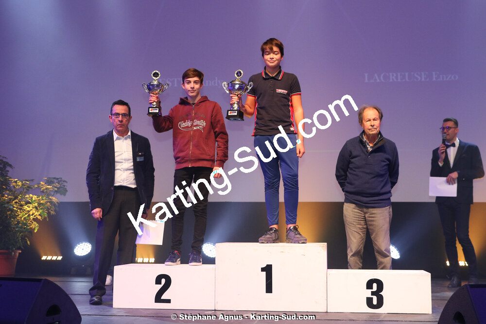 Andy ESTRE, Enzo LACREUSE, Jean VEYRIES et 1 autre — 12/01/2020 : Remise des Prix 2019 du Comité Automobile Occitanie Pyrénées (photos Stéphane Agnus) 2020 — karting