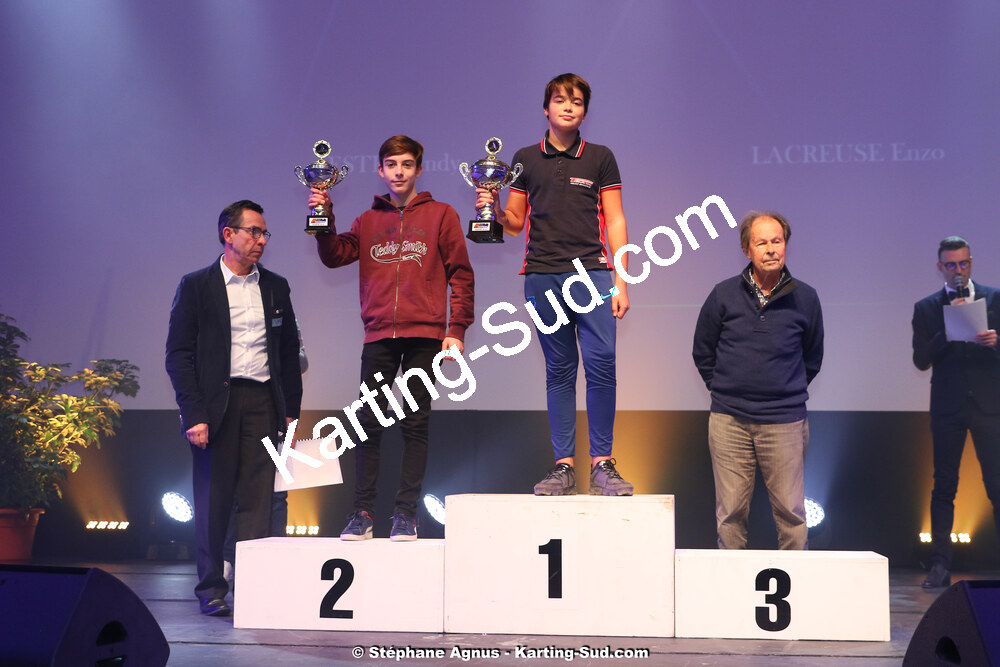 Andy ESTRE, Enzo LACREUSE, Jean VEYRIES et 1 autre — 12/01/2020 : Remise des Prix 2019 du Comité Automobile Occitanie Pyrénées (photos Stéphane Agnus) 2020 — karting