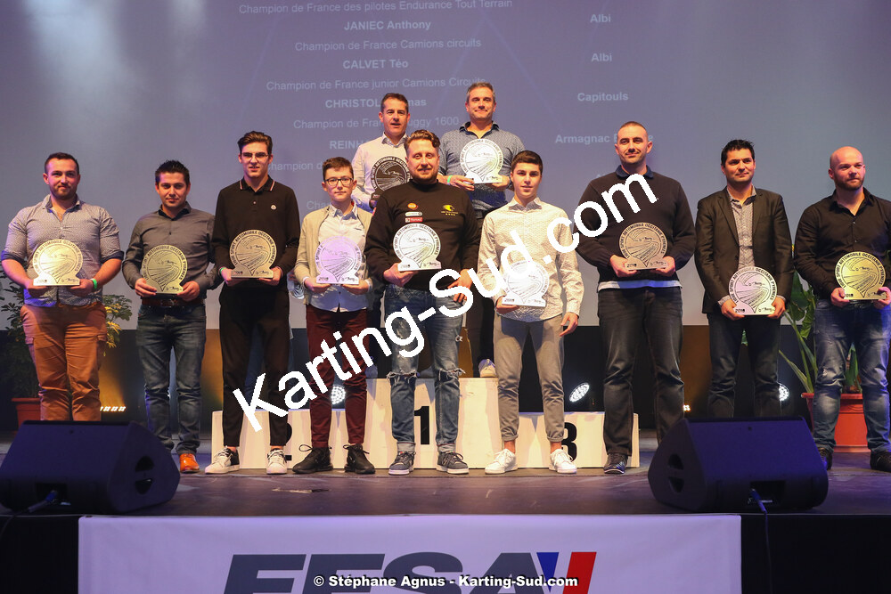 12/01/2020 : Remise des Prix 2019 du Comité Automobile Occitanie Pyrénées (photos Stéphane Agnus) 2020 — karting