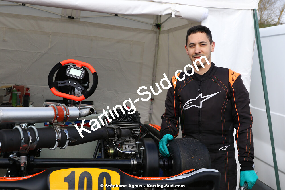 Fabien CHAINE — 07 & 08/03/2020 : 1ère manche du Championnat du Sud 2020 à Muret (photos Stéphane Agnus) 2020 — karting
