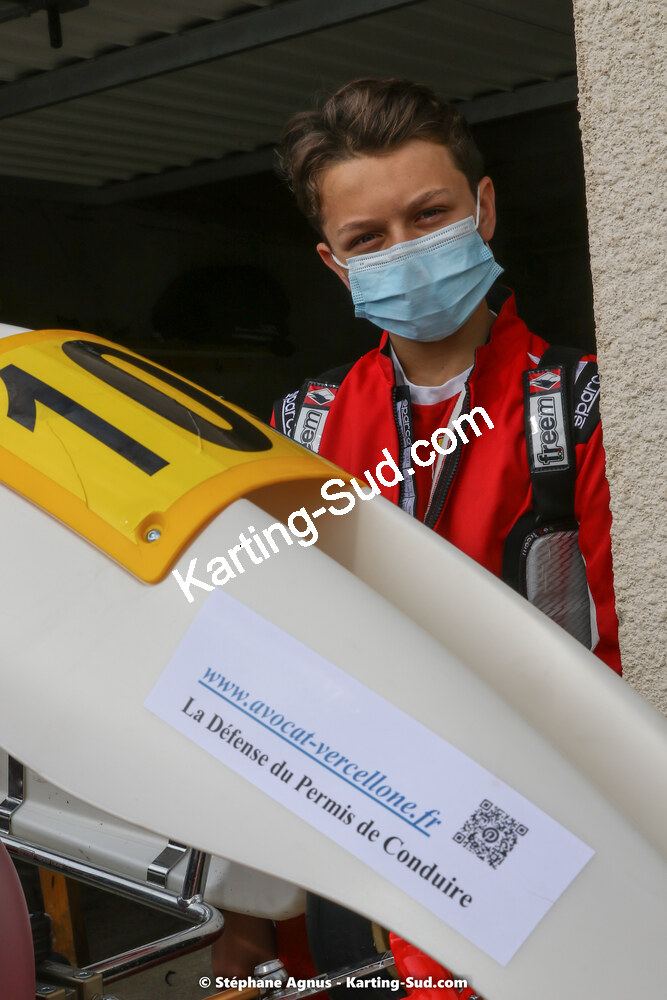 Alessandro VERCELLONE — 22 & 23/05/2021 : 1ère manche du Championnat du Sud à Aigues-Vives (photos Stéphane Agnus) 2021 — karting