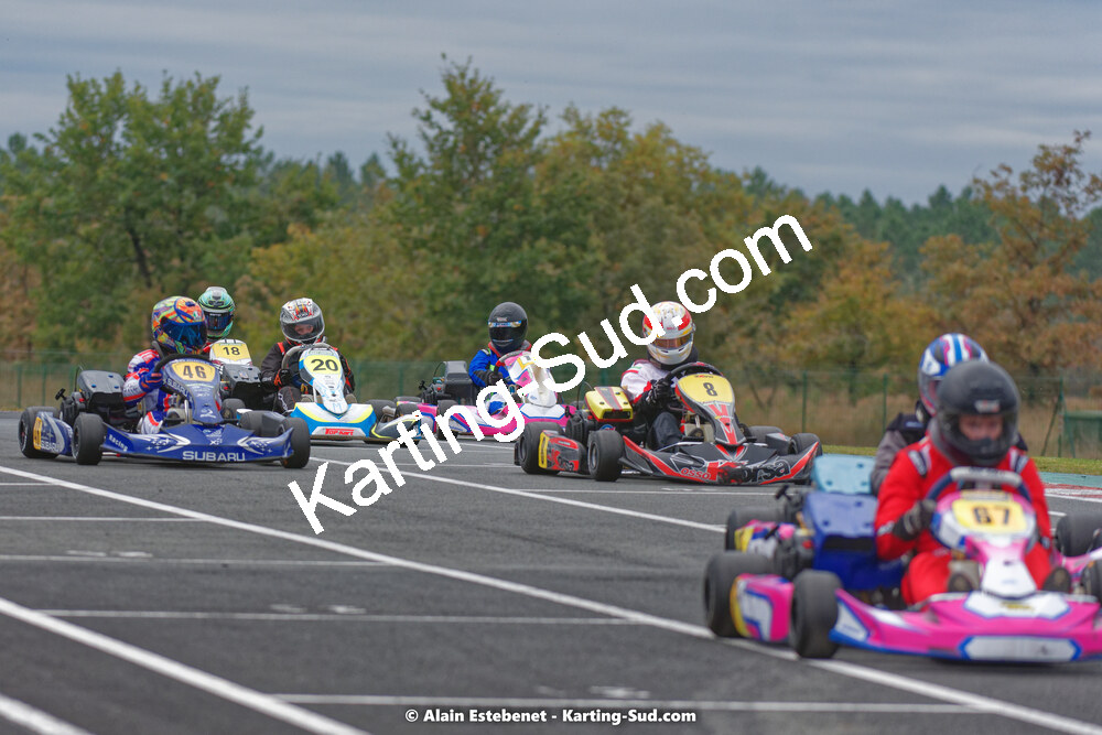 07/11/2021 : 4ème manche du Trophée Kart Ufolep Nouvelle Aquitaine à Biscarrosse (photos Alain Estebenet) 2021 — karting