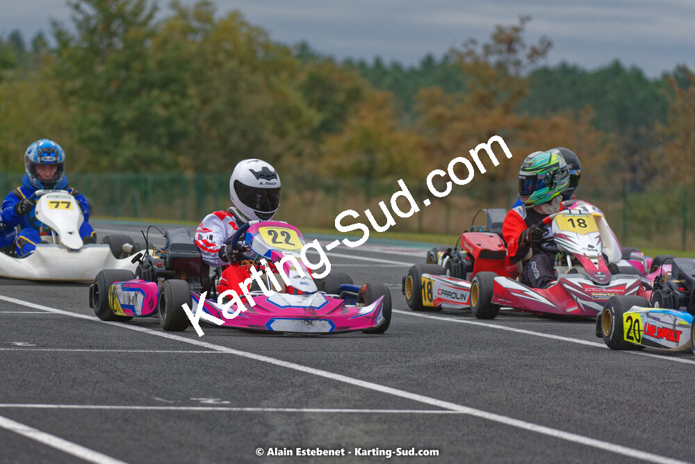 07/11/2021 : 4ème manche du Trophée Kart Ufolep Nouvelle Aquitaine à Biscarrosse (photos Alain Estebenet) 2021 — karting
