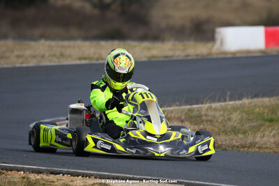 Quentin PAGES — 13/02/2022 : Trophée Gangeois à Fun Kart Brissac (photos Stéphane Agnus) 2022 — karting
