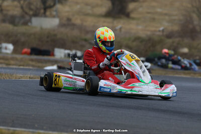 Matthieu FRANCHE — 13/02/2022 : Trophée Gangeois à Fun Kart Brissac (photos Stéphane Agnus) 2022 — karting