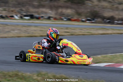 Tyméo CIAMA — 13/02/2022 : Trophée Gangeois à Fun Kart Brissac (photos Stéphane Agnus) 2022 — karting
