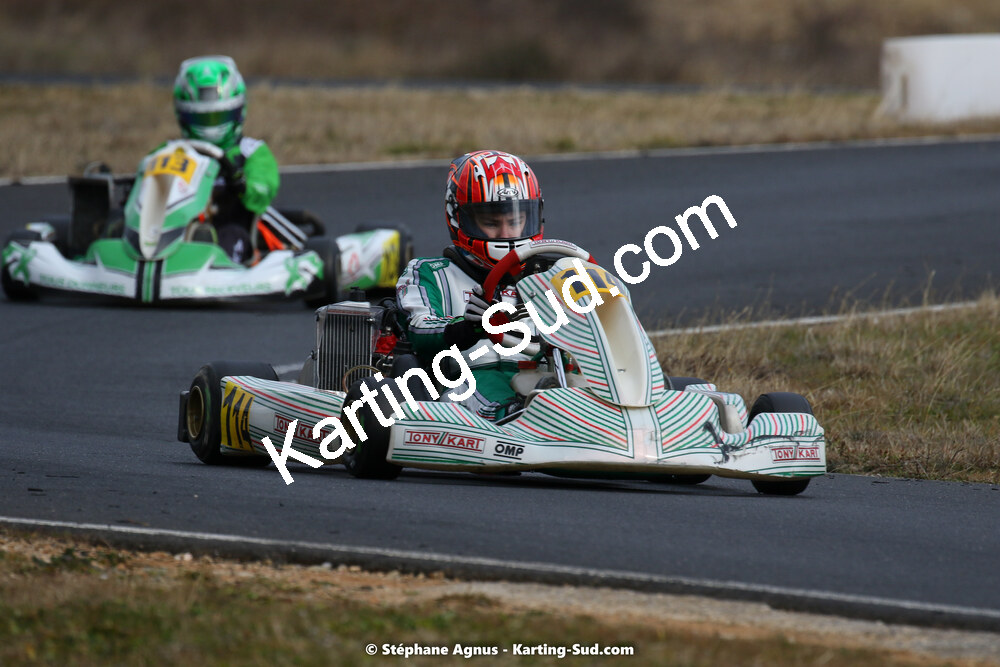 Arnaud BEYRIA — 13/02/2022 : Trophée Gangeois à Fun Kart Brissac (photos Stéphane Agnus) 2022 — karting