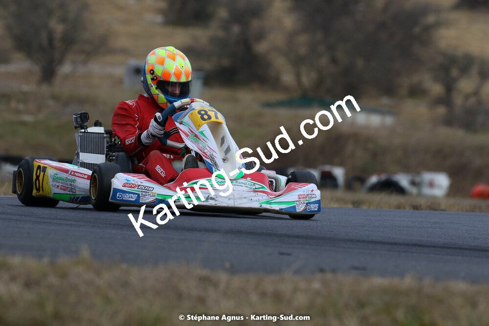 Matthieu FRANCHE — 13/02/2022 : Trophée Gangeois à Fun Kart Brissac (photos Stéphane Agnus) 2022 — karting