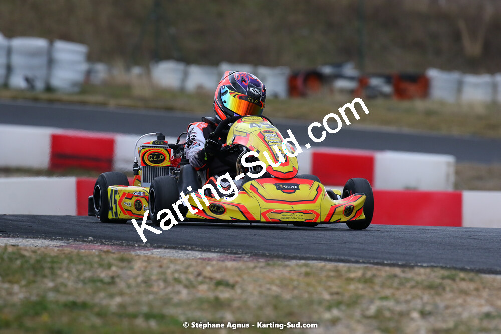 Tyméo CIAMA — 13/02/2022 : Trophée Gangeois à Fun Kart Brissac (photos Stéphane Agnus) 2022 — karting