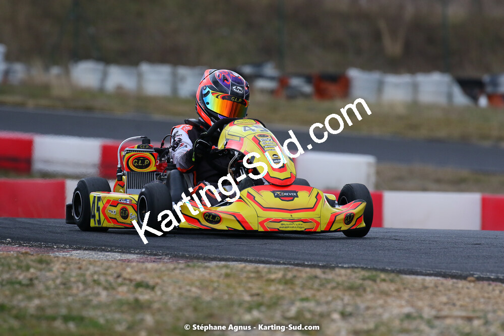 Tyméo CIAMA — 13/02/2022 : Trophée Gangeois à Fun Kart Brissac (photos Stéphane Agnus) 2022 — karting