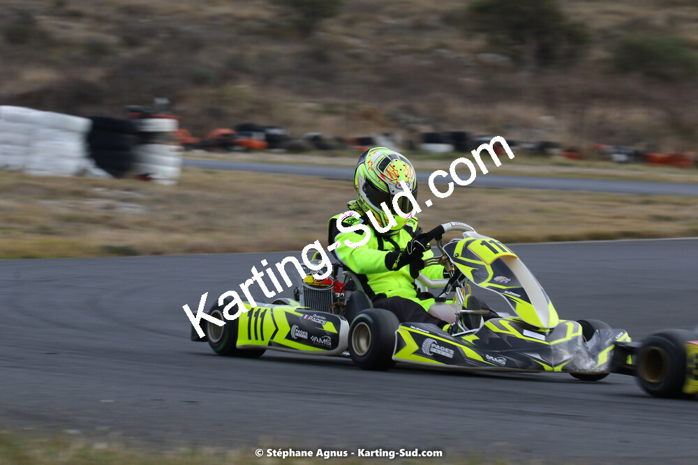 Quentin PAGES — 13/02/2022 : Trophée Gangeois à Fun Kart Brissac (photos Stéphane Agnus) 2022 — karting