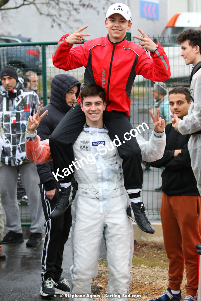 Baptiste GIMENEZ — 13/02/2022 : Trophée Gangeois à Fun Kart Brissac (photos Stéphane Agnus) 2022 — karting