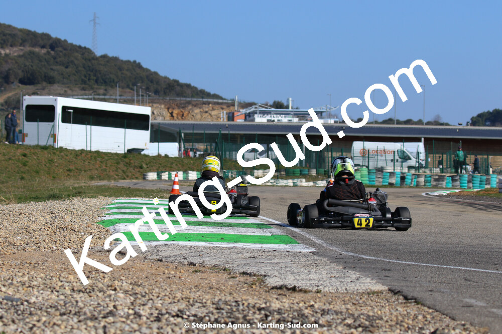 05 & 06/03/2022 : 1ère manche du Championnat du Sud 2022 à Alès (photos Stéphane Agnus) 2022 — karting