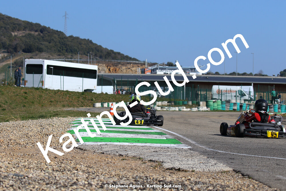 05 & 06/03/2022 : 1ère manche du Championnat du Sud 2022 à Alès (photos Stéphane Agnus) 2022 — karting