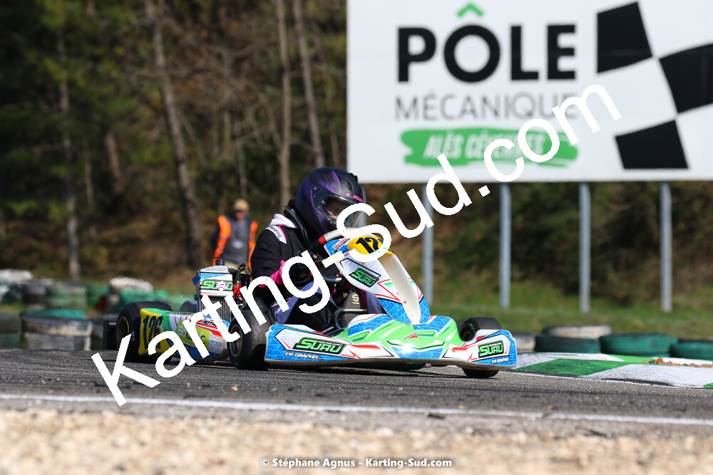 05 & 06/03/2022 : 1ère manche du Championnat du Sud 2022 à Alès (photos Stéphane Agnus) 2022 — karting