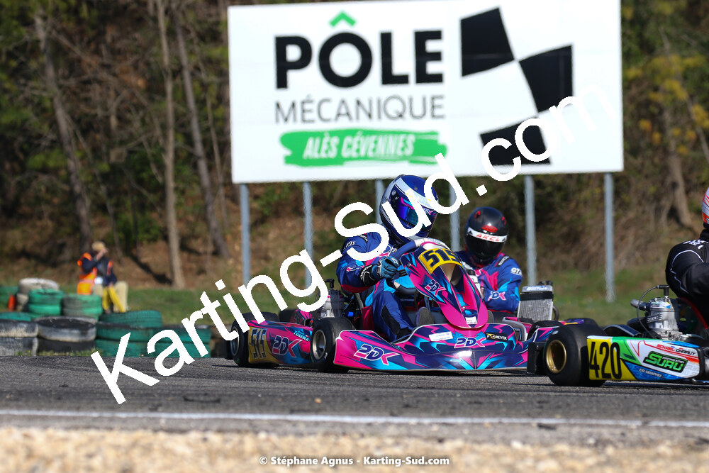 05 & 06/03/2022 : 1ère manche du Championnat du Sud 2022 à Alès (photos Stéphane Agnus) 2022 — karting