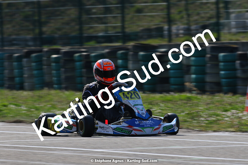05 & 06/03/2022 : 1ère manche du Championnat du Sud 2022 à Alès (photos Stéphane Agnus) 2022 — karting