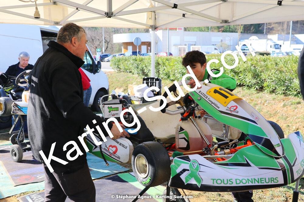 Maxime BETEILLE — 05 & 06/03/2022 : 1ère manche du Championnat du Sud 2022 à Alès (photos Stéphane Agnus) 2022 — karting