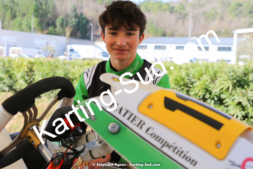 Maxime BETEILLE — 05 & 06/03/2022 : 1ère manche du Championnat du Sud 2022 à Alès (photos Stéphane Agnus) 2022 — karting