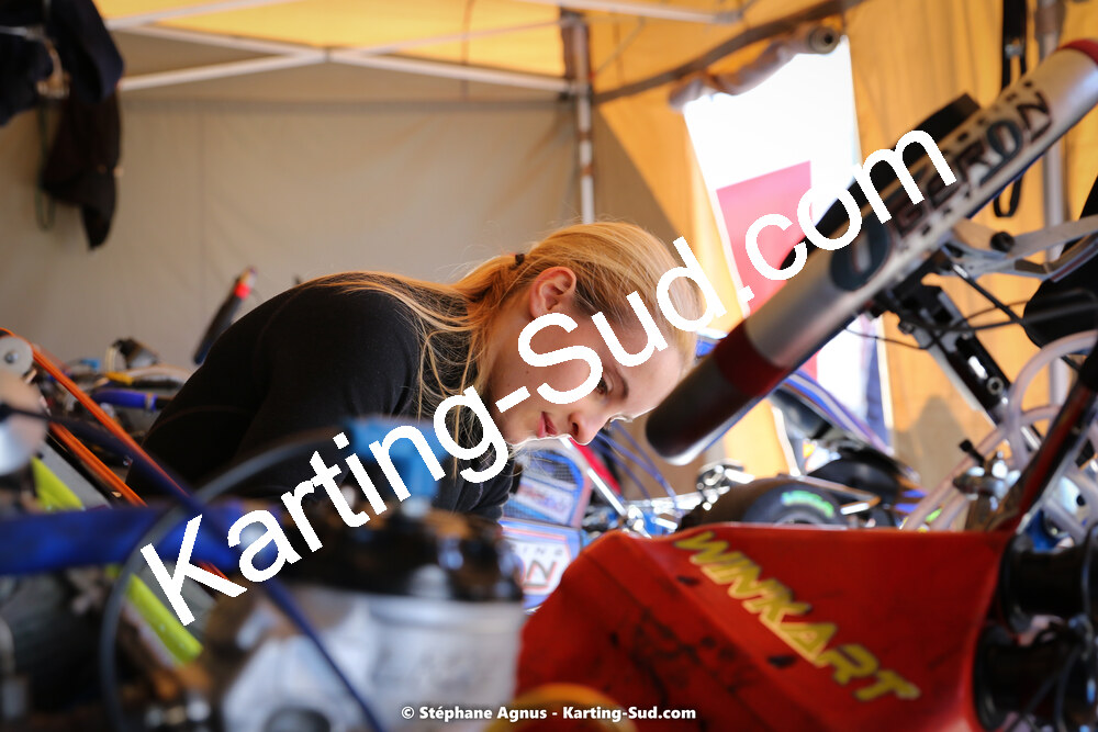 Laura BOURGUET — 05 & 06/03/2022 : 1ère manche du Championnat du Sud 2022 à Alès (photos Stéphane Agnus) 2022 — karting