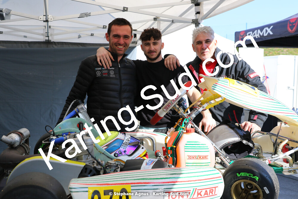 Frédéric SOBREVIA — 05 & 06/03/2022 : 1ère manche du Championnat du Sud 2022 à Alès (photos Stéphane Agnus) 2022 — karting