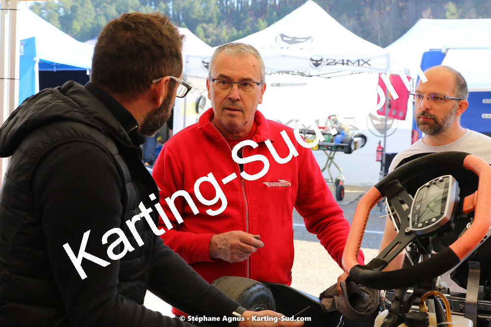 Bernard MARTY — 05 & 06/03/2022 : 1ère manche du Championnat du Sud 2022 à Alès (photos Stéphane Agnus) 2022 — karting