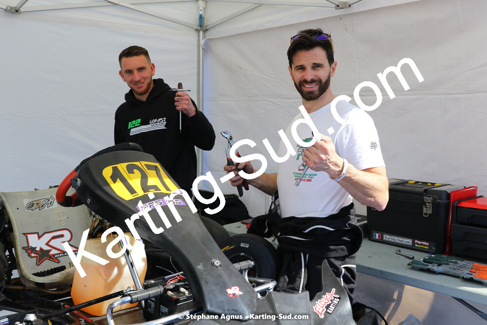 Nicolas LAVERGNE — 05 & 06/03/2022 : 1ère manche du Championnat du Sud 2022 à Alès (photos Stéphane Agnus) 2022 — karting