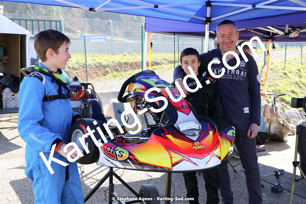 Bruno REBBERT, Vincent REBBERT — 05 & 06/03/2022 : 1ère manche du Championnat du Sud 2022 à Alès (photos Stéphane Agnus) 2022 — karting
