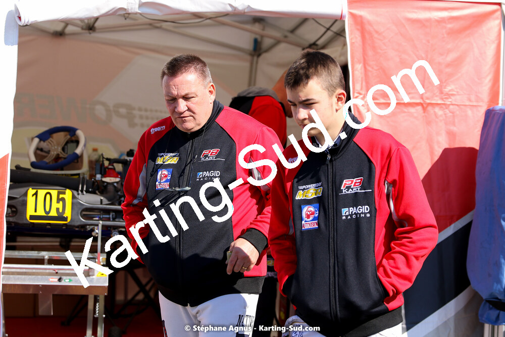 Hugo HERROUIN, Patrick HERROUIN — 05 & 06/03/2022 : 1ère manche du Championnat du Sud 2022 à Alès (photos Stéphane Agnus) 2022 — karting