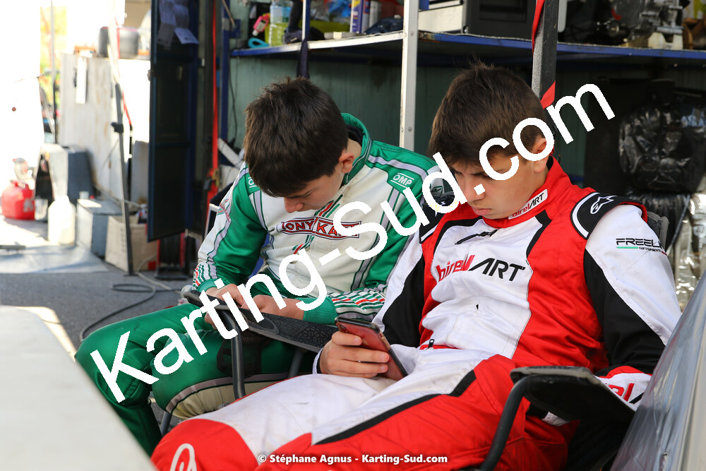Sacha CATALA — 05 & 06/03/2022 : 1ère manche du Championnat du Sud 2022 à Alès (photos Stéphane Agnus) 2022 — karting