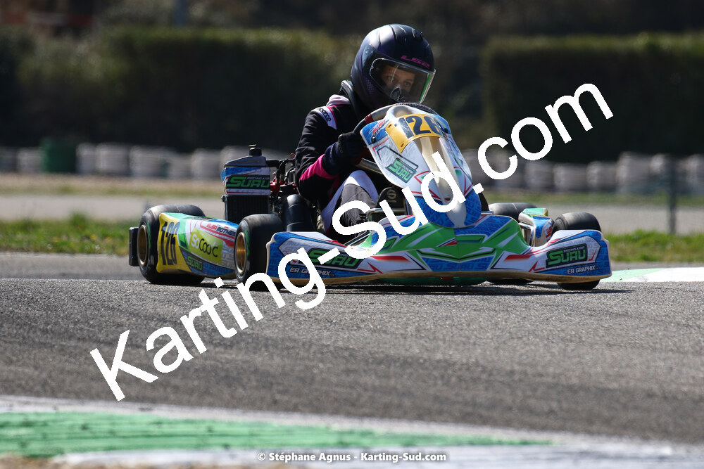 05 & 06/03/2022 : 1ère manche du Championnat du Sud 2022 à Alès (photos Stéphane Agnus) 2022 — karting