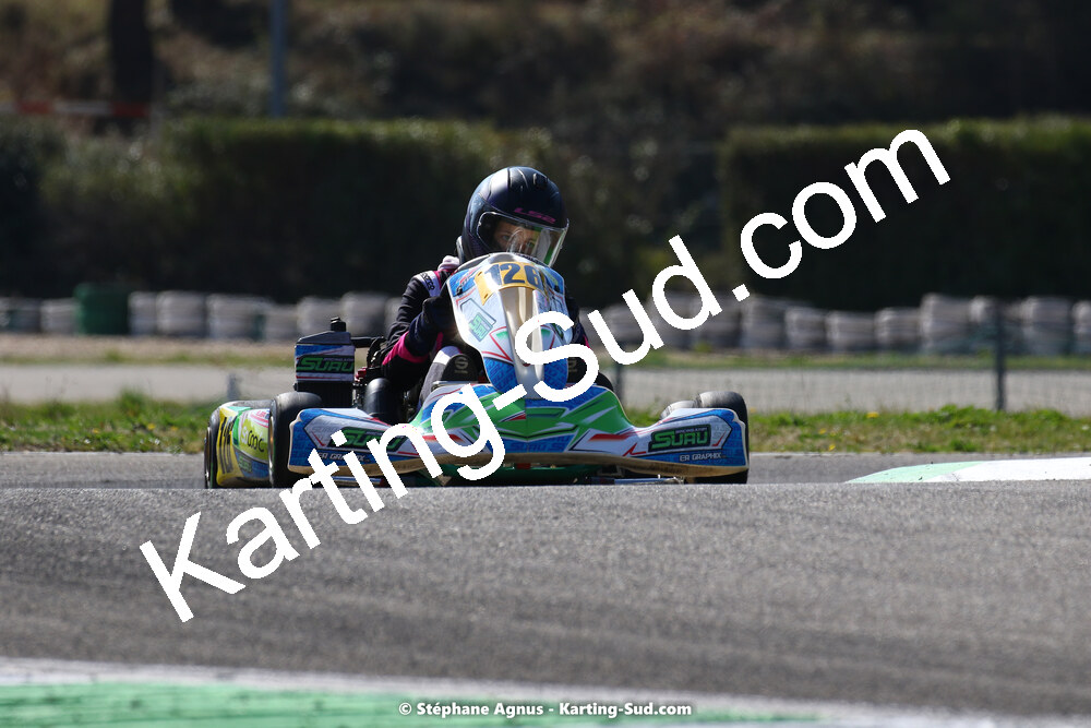 05 & 06/03/2022 : 1ère manche du Championnat du Sud 2022 à Alès (photos Stéphane Agnus) 2022 — karting