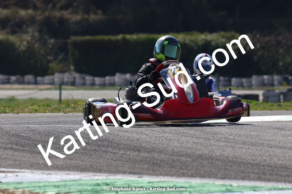 05 & 06/03/2022 : 1ère manche du Championnat du Sud 2022 à Alès (photos Stéphane Agnus) 2022 — karting