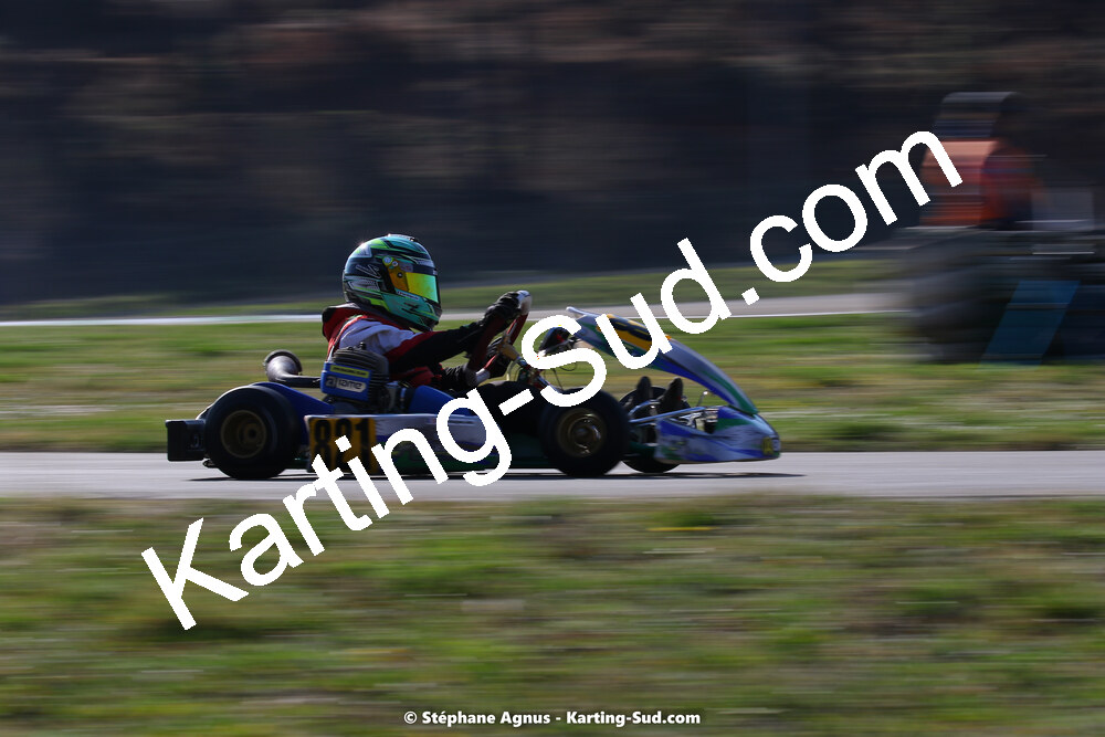05 & 06/03/2022 : 1ère manche du Championnat du Sud 2022 à Alès (photos Stéphane Agnus) 2022 — karting