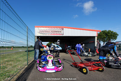 06/03/2022 : 1ère manche du Trophée UFOLEP Kart Nouvelle Aquitaine à Escource (photos Alain Estebenet) 2022 — karting