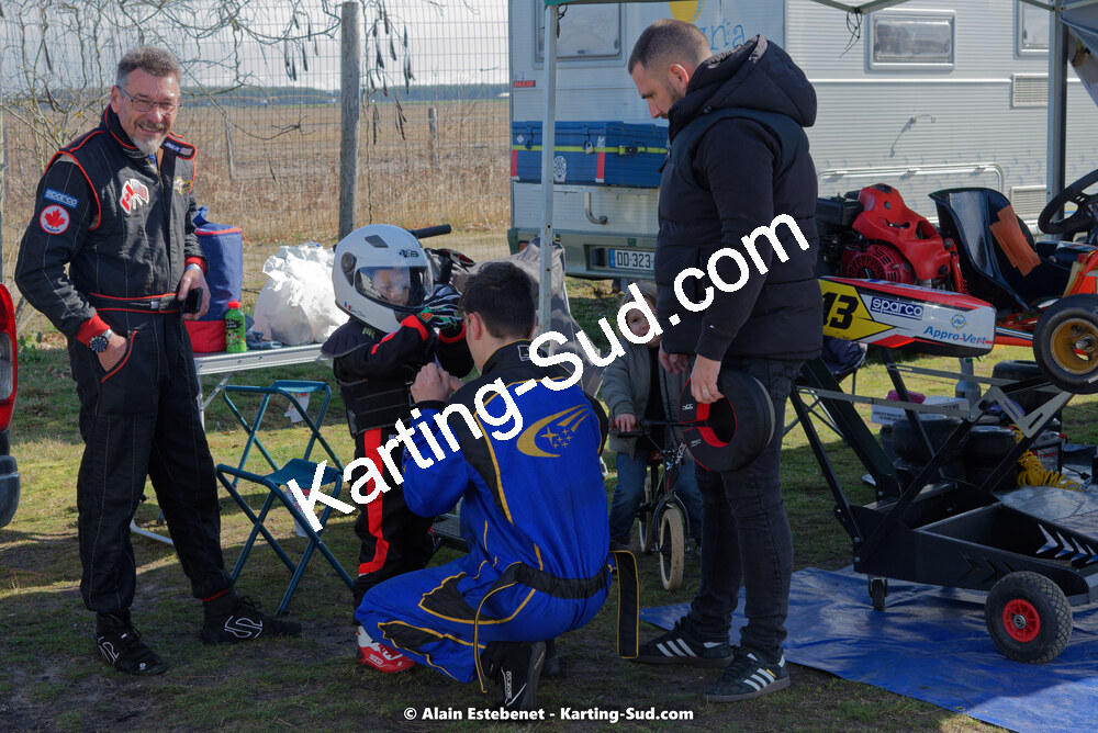 06/03/2022 : 1ère manche du Trophée UFOLEP Kart Nouvelle Aquitaine à Escource (photos Alain Estebenet) 2022 — karting