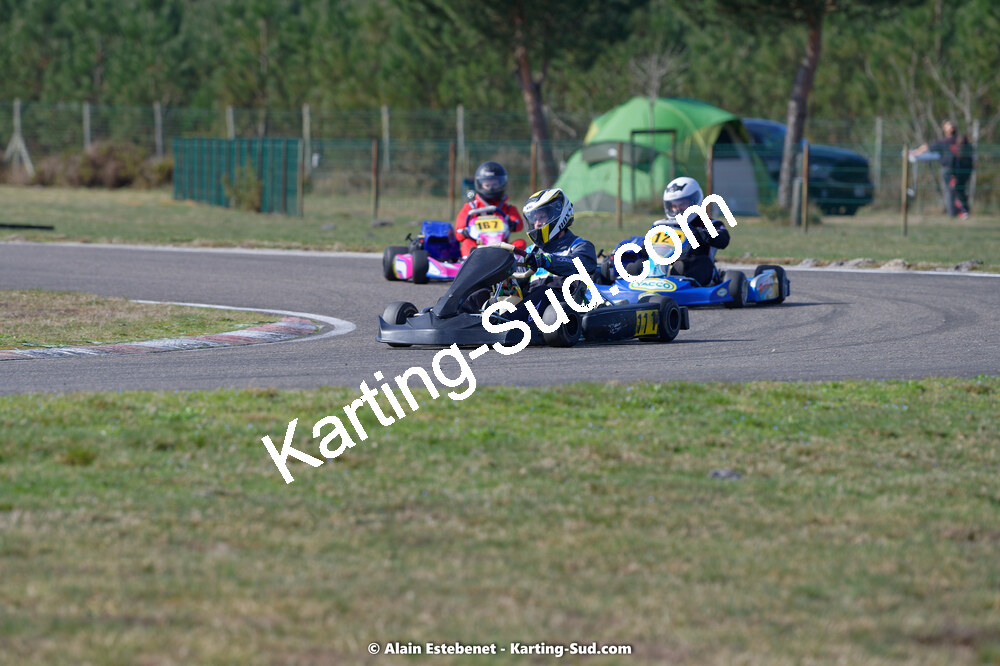 06/03/2022 : 1ère manche du Trophée UFOLEP Kart Nouvelle Aquitaine à Escource (photos Alain Estebenet) 2022 — karting