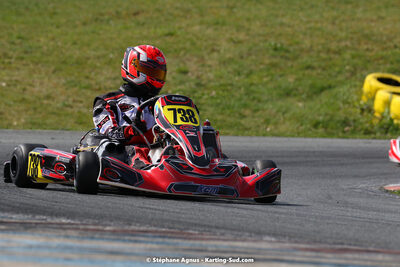 Enzo LACREUSE — 26 & 27/03/2022 : 2ème manche du Championnat du Sud 2022 à Layrac (photos Stéphane Agnus) 2022 — karting