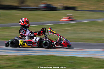 Enzo LACREUSE — 26 & 27/03/2022 : 2ème manche du Championnat du Sud 2022 à Layrac (photos Stéphane Agnus) 2022 — karting