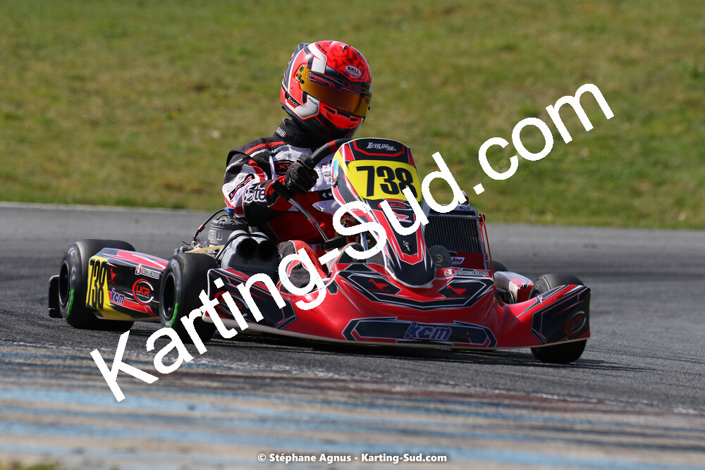 Enzo LACREUSE — 26 & 27/03/2022 : 2ème manche du Championnat du Sud 2022 à Layrac (photos Stéphane Agnus) 2022 — karting