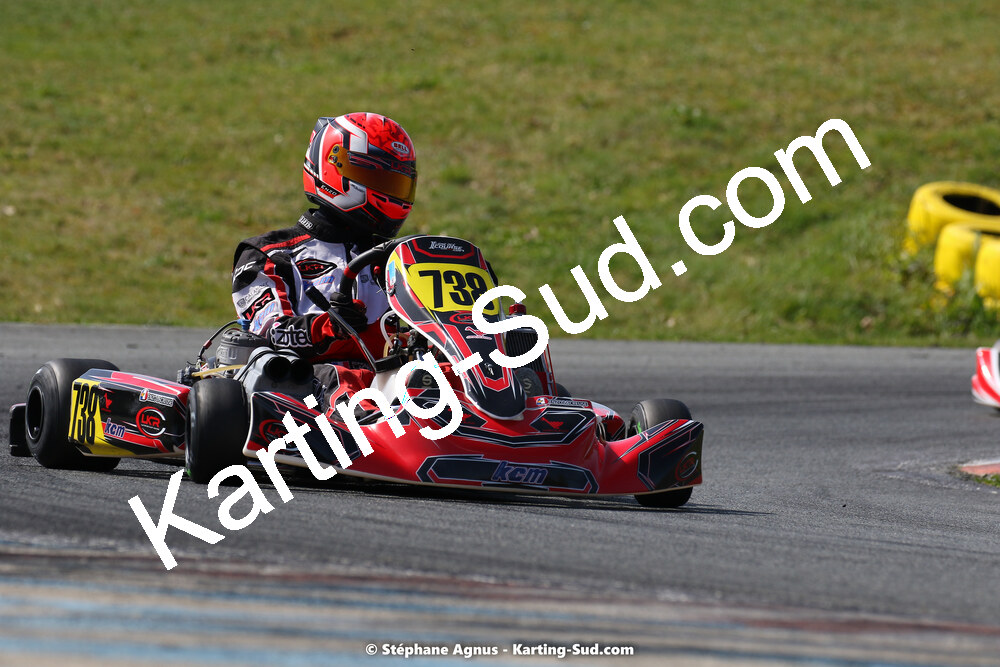 Enzo LACREUSE — 26 & 27/03/2022 : 2ème manche du Championnat du Sud 2022 à Layrac (photos Stéphane Agnus) 2022 — karting