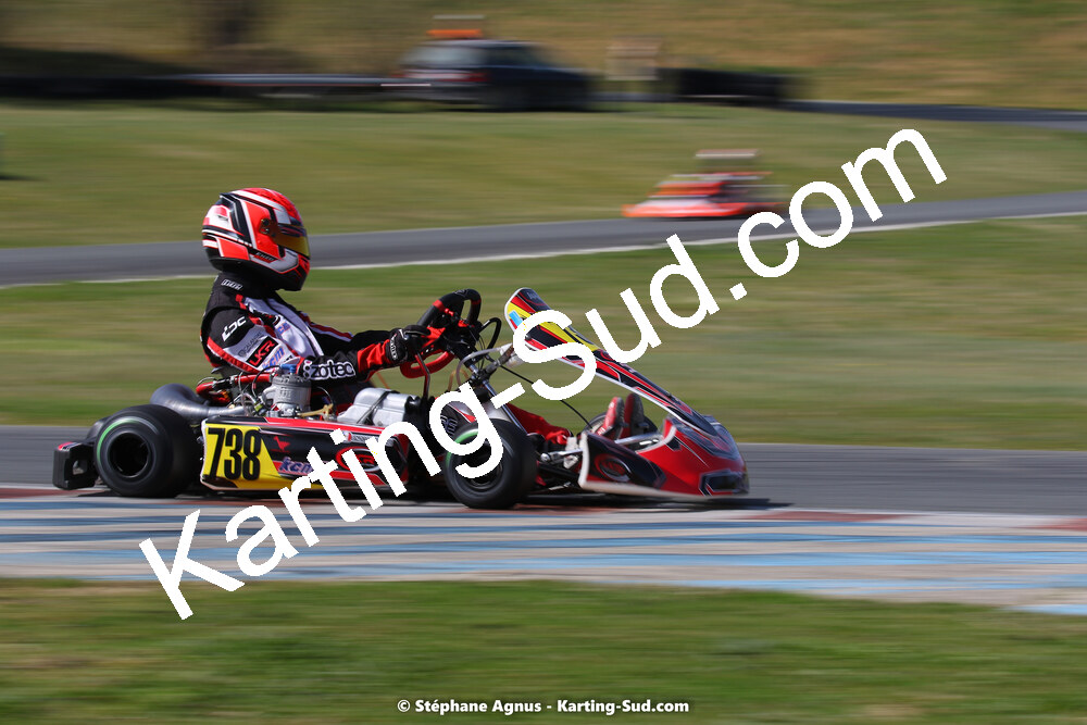 Enzo LACREUSE — 26 & 27/03/2022 : 2ème manche du Championnat du Sud 2022 à Layrac (photos Stéphane Agnus) 2022 — karting